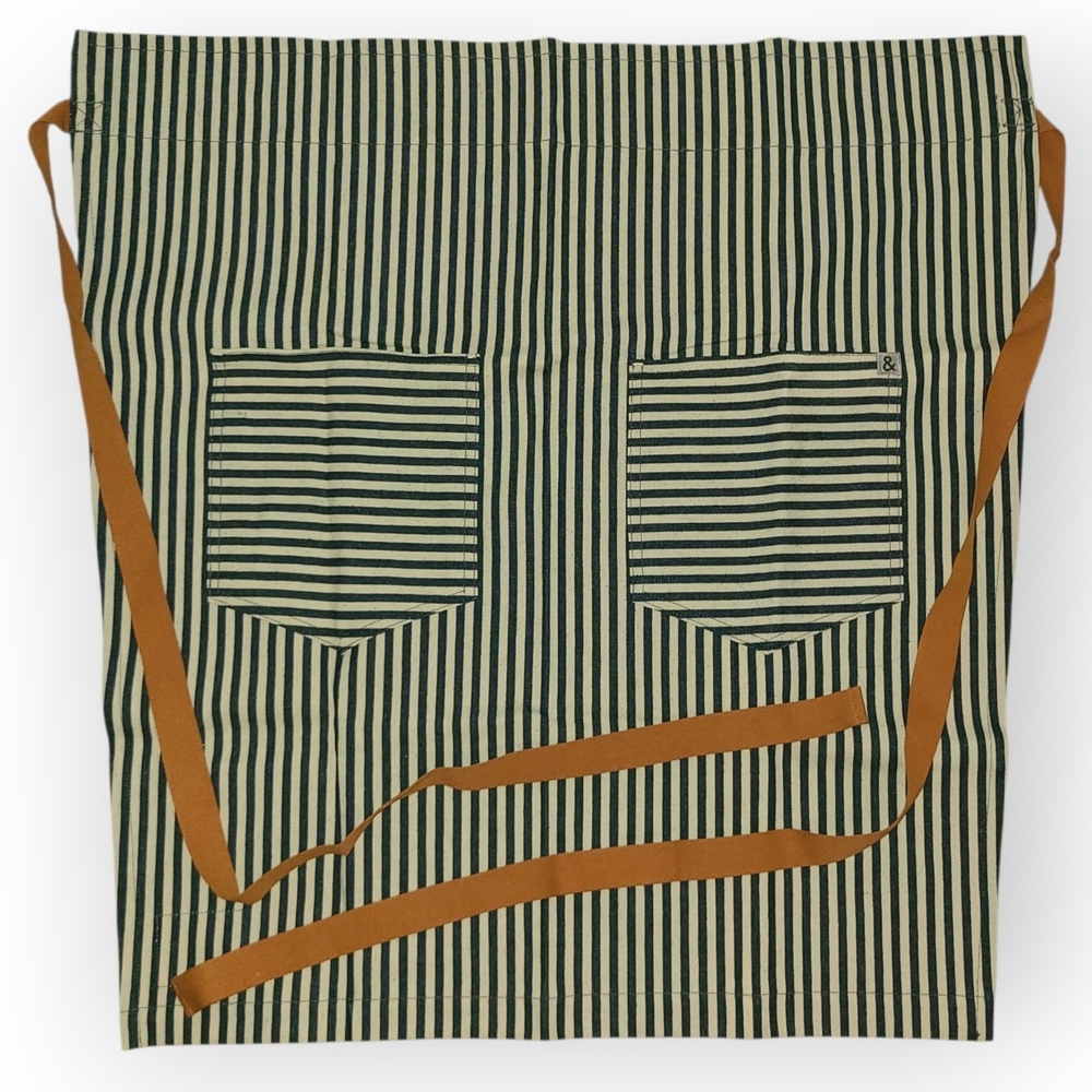 NWOT Hedley & Bennett Palm Striped Bistro Apron